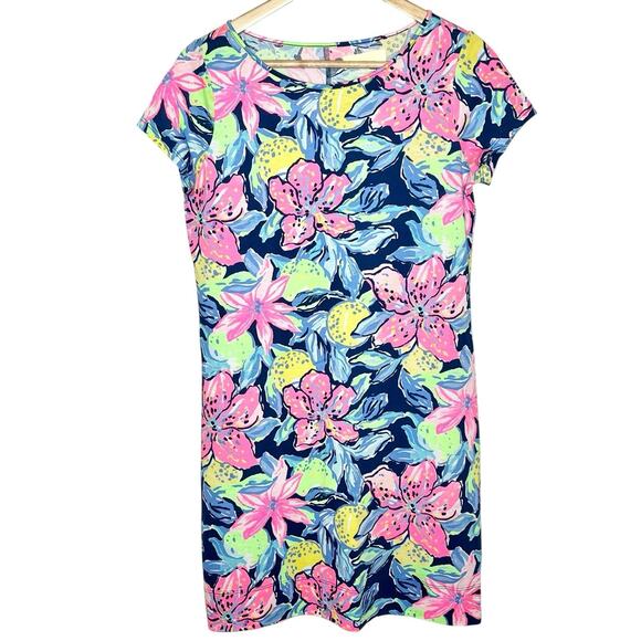 Lilly Pulitzer Dresses & Skirts - Lilly Pulitzer Marlowe Dress Nauti Navy Capri Soleil Womens Small T Shirt Floral